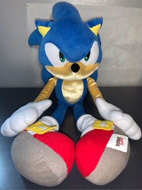 SEGA Sonic the Hedgehog Plush Doll Stuffed Animal Toy 24" Large Jumbo Big